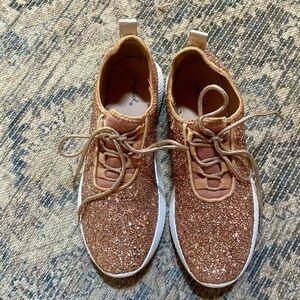 🔥Quipd Rose Gold Glitter Sneakers🔥